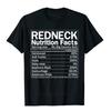 Redneck Nutrition Facts Funny Version 2 Short Sleeve T-Shirt Cotton T Shirt For Men Fitness T Shirt Cheap Tight