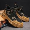 High-top Shoes Men's Autumn and Winter Trend Thick-soled Non-slip Work Martin Boots Medium-top Sports and Leisure Men's Shoes