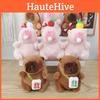 Soft Pp Cotton Capybara Plush Toy Cartoon Animal Doll Bag Charm 12-15cm