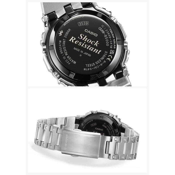 [Casio] Часы G-Shock GMW-B5000D-1CJF, Полностью металлические, На солнечных батареях, Bluetooth, Серебристые
