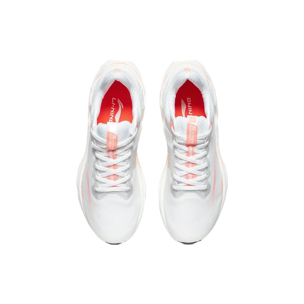 Li-Ning Fierce Steed 5 Lightweight Cushioning Technology Shock Absorption Non-Slip Low-Top Running Shoes Men Running Shoes White ARZR001-14
