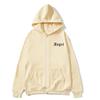 Angel Женская толстовка с капюшоном на молнии с карманом и длинным рукавом, свободная женская толстовка с принтом Angel, осень-зима, свободные высококачественные толстовки с капюшоном на молнии с буквами