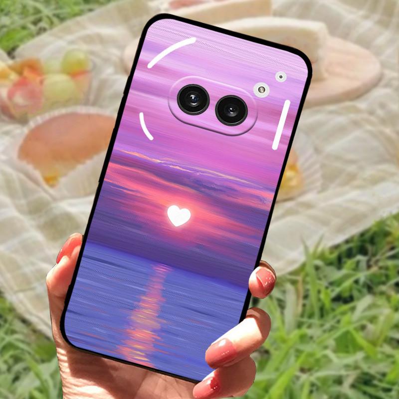 Чехол-бампер для Nothing Phone 2A, силиконовый, мягкий, модный, черный, Full Protective A142 Capa