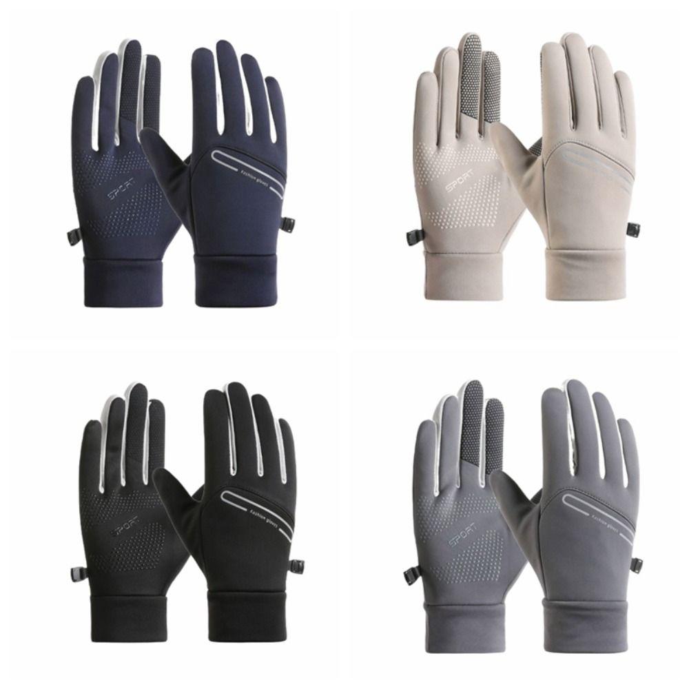 Full Finger Cycling Gloves Anti Slip Sports Mittens Unisex Winter Warm Gloves Cycling