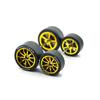 1Set 1/64 Alloy Car Staggered Front Small Rear Large Wheel 11.2Mm+13Mm Bms Serie