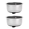 Home Office 304 Stainless Steel Coffee Filter Basket Strainer Cup 51mm Detachable Portafilter Coffee Machine Accessories