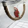 Попугай Грызущий Зубы Хлопчатобумажная Веревка Жердочка Игрушки Съемные Аксессуары Для Клетки Птицы Игрушки Для Грызения Снять Скуку Птицы Качели Стенд Попугай