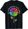 LGBTQ Rainbow Sunflower Be Kind Gay Love Pride Flower T-Shirt