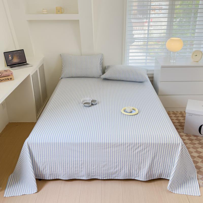 100% хлопок простыня в полоску простыня для кожи постельное белье для взрослых и детей простыни sabanas para cama (Нет наволочки)