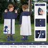 2026 New Model Children's Raincoat, Storm-Proof, Breathable for Girls in Summer, Kindergarten-Specific, with Backpack Space, Long Style
