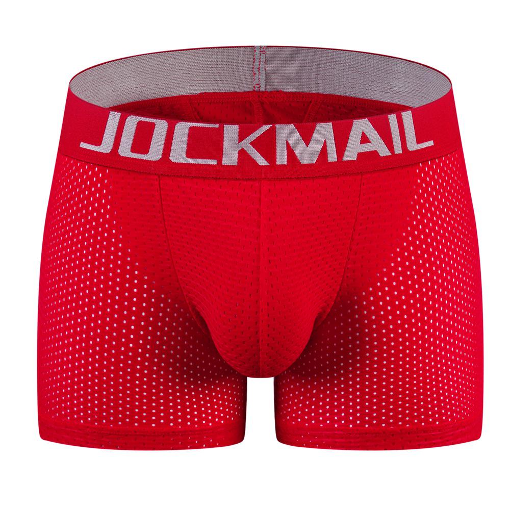 JOCKMAIL Мужские боксеры-брифы пуш-ап с сетчатой подкладкой для улучшенной посадки