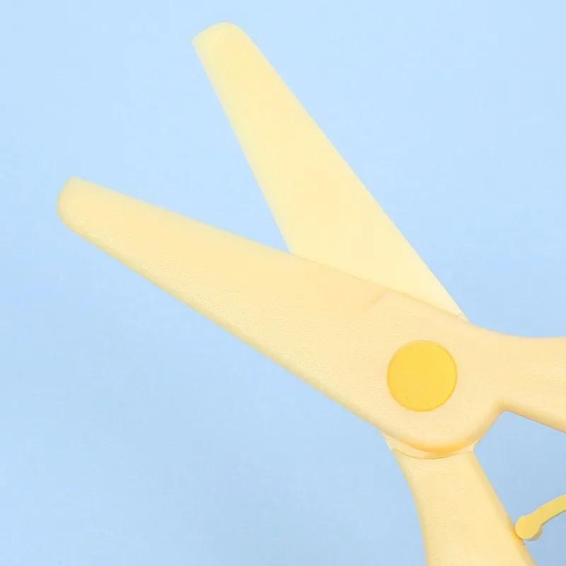 Милые вырезки из бумаги ручной работы пластиковые ножницы ручная работа DIY принадлежности школьные офисные принадлежности художественные инструменты канцелярские товары кавайные ручки