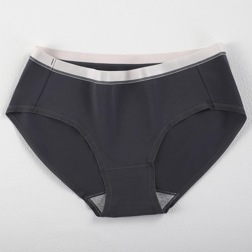 Women's Spring and Autumn Class 7A Anti Bacteria High Waist Stretch Waist Triangle Briefs