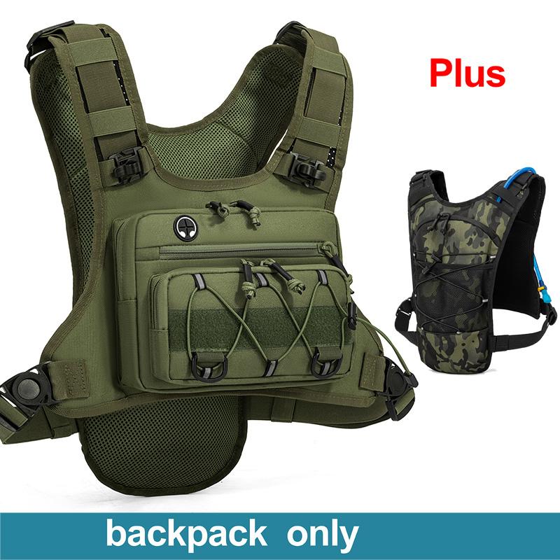 15 л Тактический рюкзак Molle Рюкзаки для велосипеда Спорт на открытом воздухе Велоспорт Гидратация Альпинизм Пеший туризм Кемпинг Пеший туризм Рыбалка Велосипедная сумка