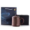 DongKeJi Jingdezhen Black Porcelain Ruyi Teacup, 420ml