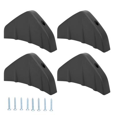 Универсальный задний спойлер Shark Fin Tail, нижняя губа бампера, диффузор, сплиттер с пряжкой, черный