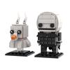 MOC Фигурка из фильма Кошмар перед Рождеством Салли и Джек и Мэр Brickheadz Строительный Блок Тыквенные Кирпичики Игрушки Хэллоуинские Подарки