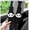 Новый Мультяшный Животный Чехол на Плечевую Подушку Ремня Безопасности Милая Панда Кукла Украшение Чехол Мягкие Автоаксессуары Интерьер Женщина Дети