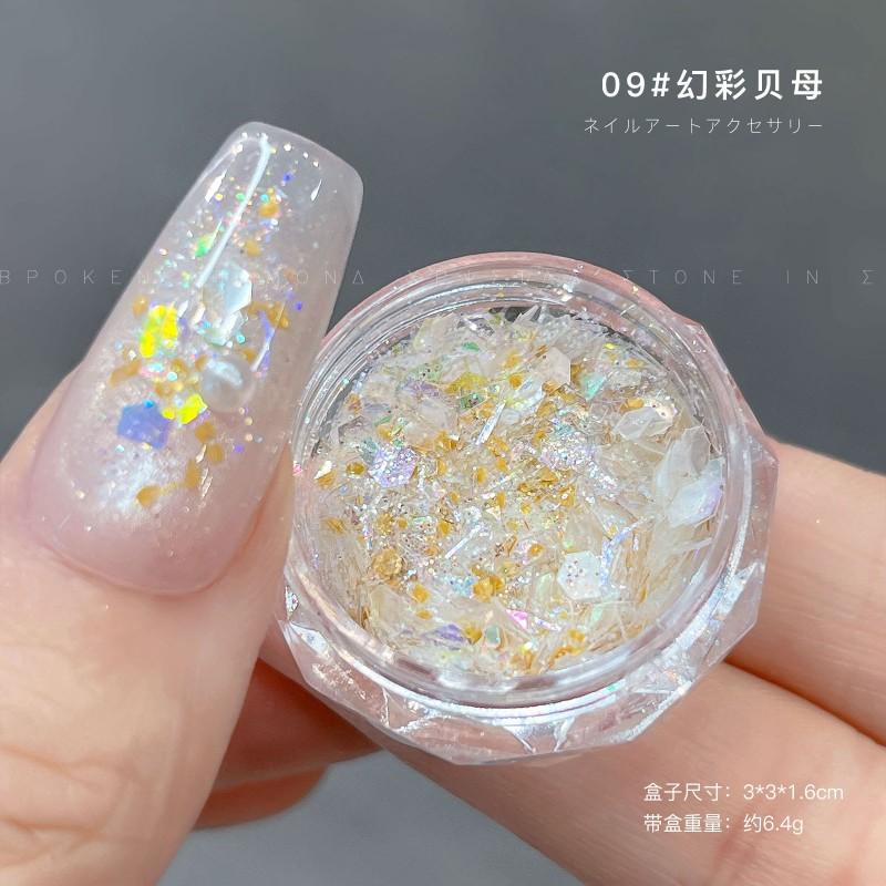 Nail Art Glitter Mix Irregular Shiny Sequins DIY Manicure Decoration