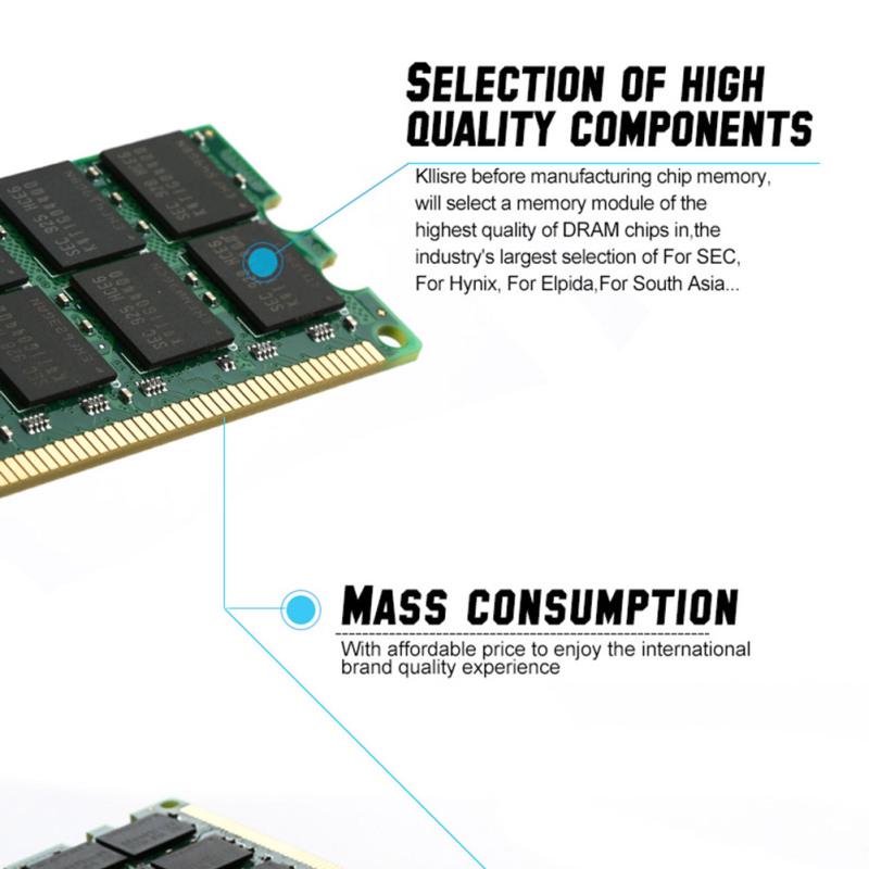 DDR2 4 ГБ оперативной памяти 800 МГц PC2-6400 Настольный ПК Память DIMM 240 контактов для системы AMD