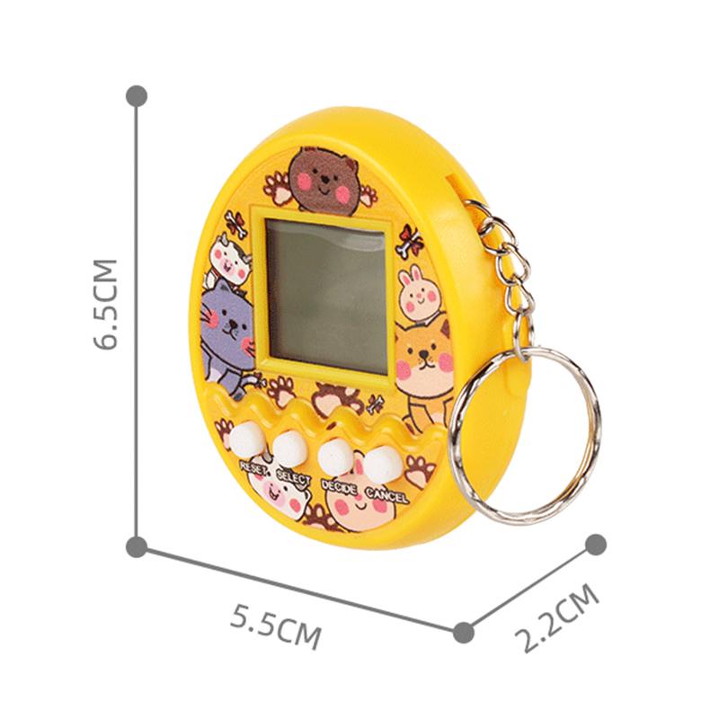 Electronic Pet Machine Mini Pocket Electronic Game Machine Pet Egg Virtual Pet Cultivation Keychain Pendant