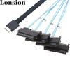 OCuLink PCIe SFF-8611 4i to SAS 4X 8482 High-Speed HDD Conversion Cable