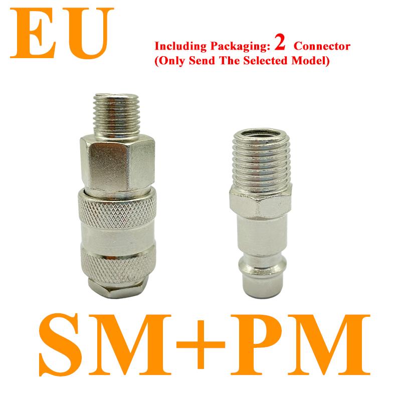 EU Air Hose Fittings Coupling Compressor Accessories Quick Release Fitting European standard Pneumatic Connector Rapidities