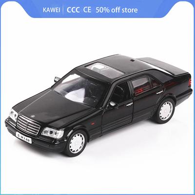 Мерседес-Бенц С W140 1:Модель автомобиля из 32 сплавов, звуковой светильник, откатной светильник, звуковой сплав, модель автомобиля для детей, мальчиков