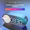 Портативный светящийся Bluetooth-динамик и будильник с перезаряжаемой батареей для спальни/студенчества