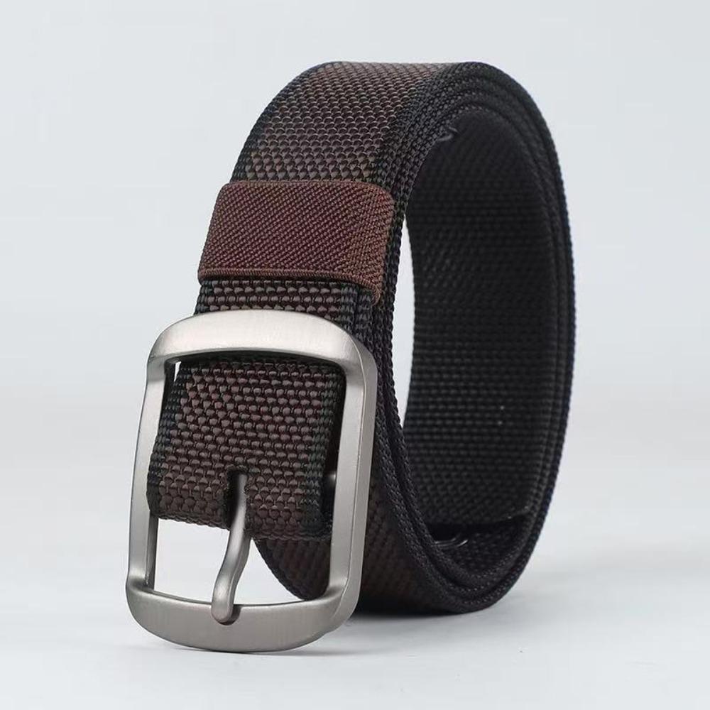 3.5cm Wide Woven Strap Belt 120cm Length Casual Belt For Men Adjustable Waist Belt For Jeans