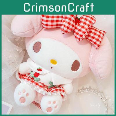 Плюшевая игрушка Мелоди с дизайном юбки в клубную клетку Для украшений, подарков и