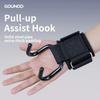 1 pair Pull-up Auxiliary Power Wrist Guard Non-Slip Steel Hook Grips Strap  Gym