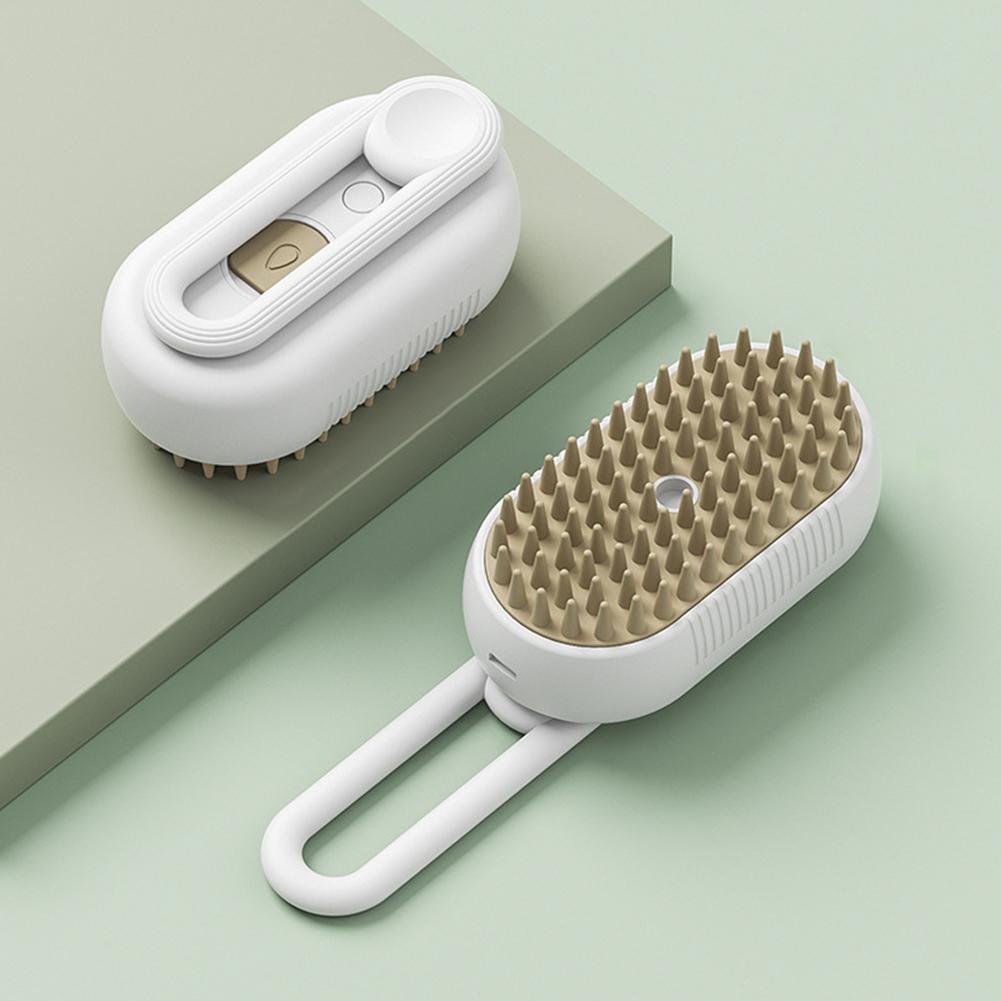 USB-перезаряжаемая расческа-щетка для ухода за кошками и собаками, с распылителем, щетка для кошек, массажная щетка для собак и кошек для мытья и расчесывания, для короткошерстных и длинношерстных питомцев