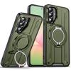 Подходит для чехла для мобильного телефона Samsung A37 Lingsheng, A17 с вращающимся держателем, A07 полностью закрывающего, A56 противоударного, A36 защитного чехла, A16