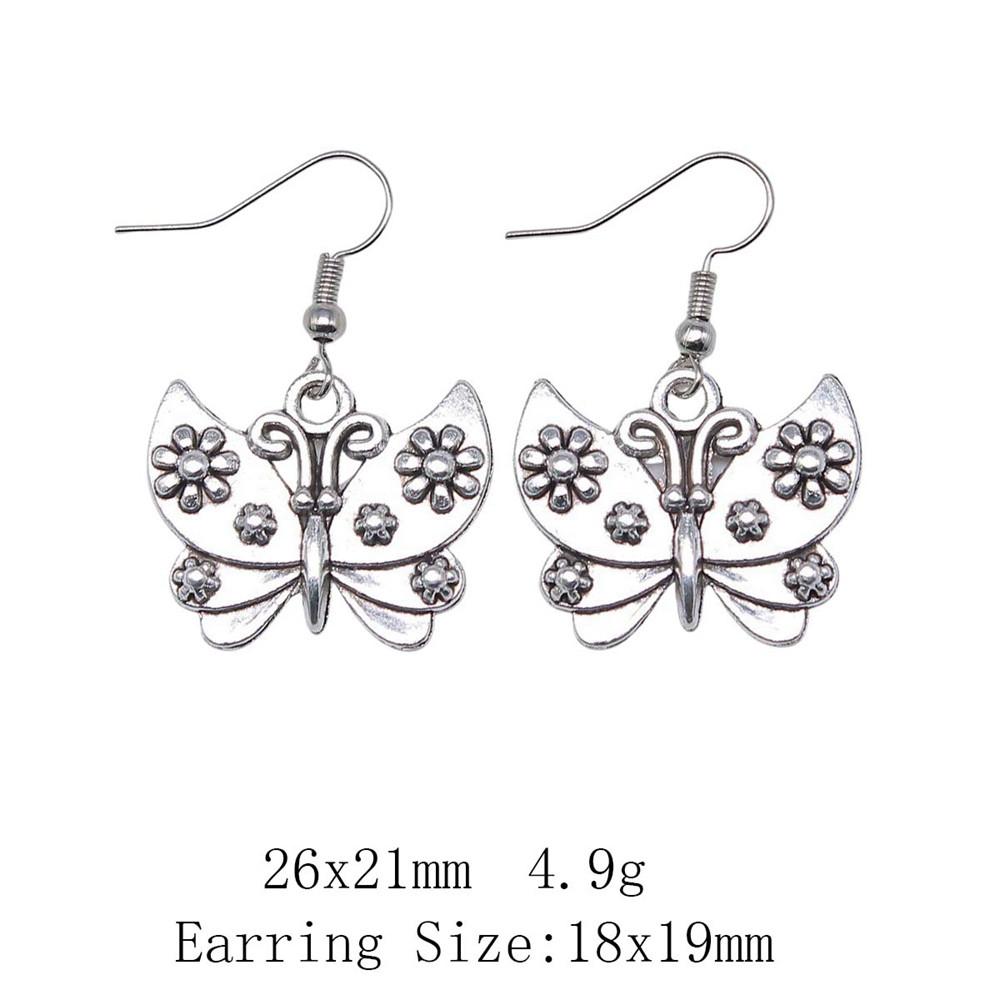 Выпускные серьги Ювелирные изделия Стрекоза Бабочка Серьги-подвески и висячие серьги Сувенирные серьги в стиле бохо