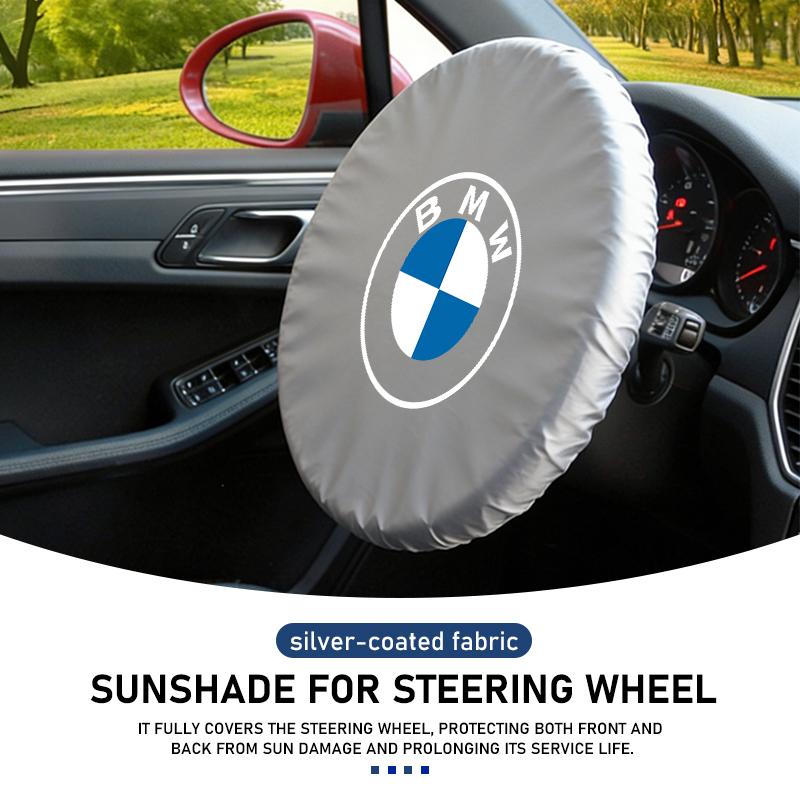 Portable Car Steering Wheel Sun Sunshade Anti-UV Protector Cover For BMW M Performance Alpina M3 M5 M6 X1 X3 X4 X5 G20 HS5