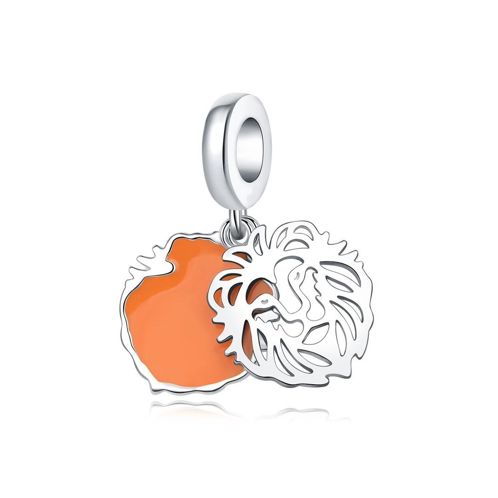 S925 Silver Animal Theme Bracelet Bead Charms Elephant Rabbit Leopard Lion Pendant Beads DIY Jewelry Making Accessories
