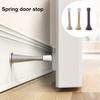 Household Practical Doorstops Creative Stainless Steel Elastic Shock-Proof Door Stopper