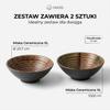 BOWL DEEP DINNER PLATE SET OF 2 pcs 1L FOR RAMEN NOodles Soups Ø20.7