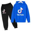 Костюм свитера с капюшоном и леггинсами для мальчиков и девочек TikTok