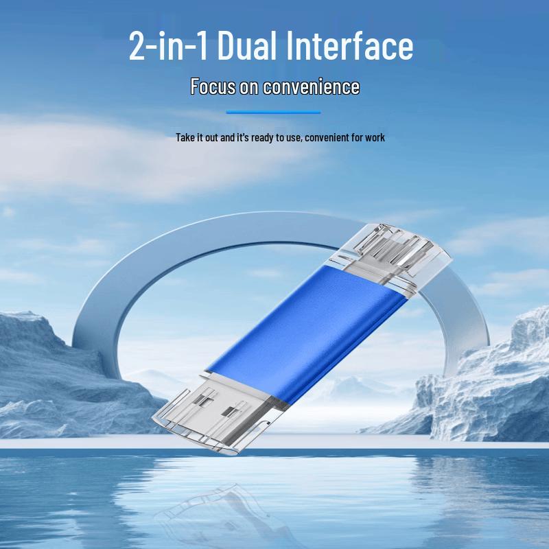 OLOEY USB-флеш-накопитель с двойным интерфейсом для телефонов и ПК