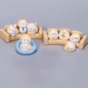 Kawaii Animal Ornaments Cartoon Animal Figurine Resin Material Cat Figurine  Desktop Decoration