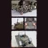Remote Control Tank 1/16 Full-scale Remote Control Tank Toys Simulated Sound and Motion 360 Degree