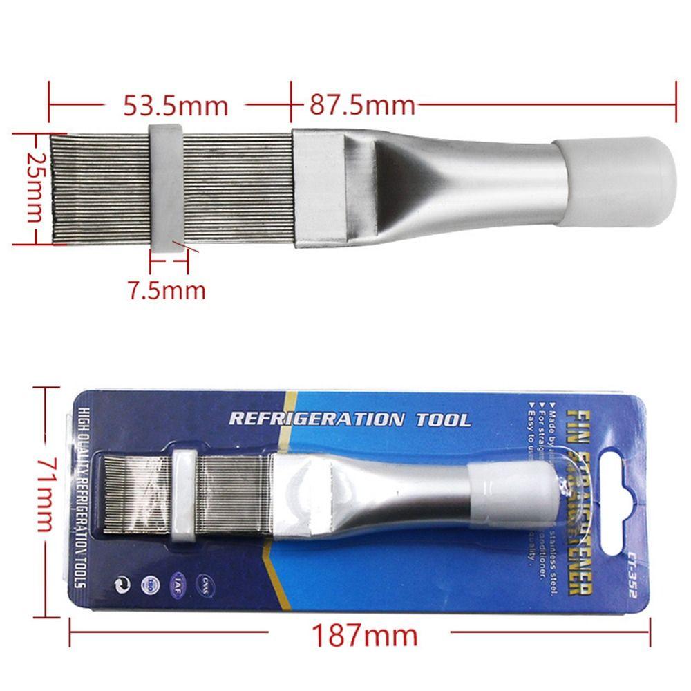 Repair Tools Stainless Steel Air Conditioner Fin Repair Comb Fin Comb Brush Condenser Comb