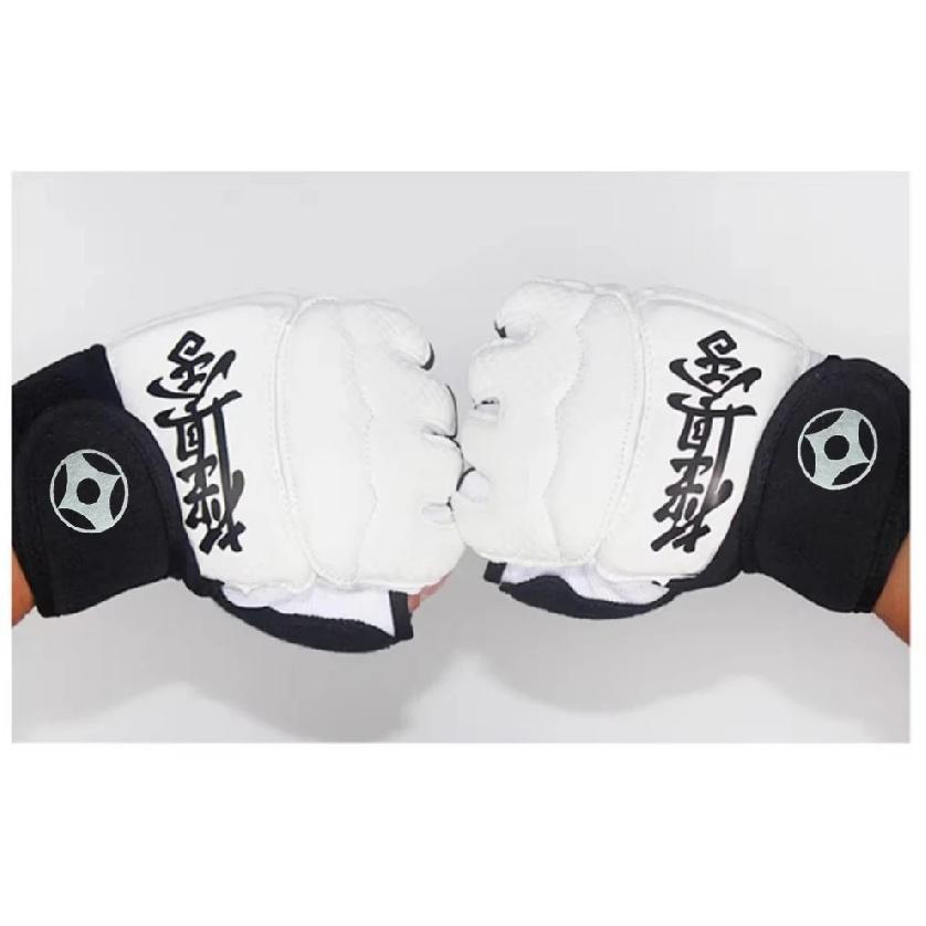 Перчатки для карате Kyokushin с открытыми пальцами, перчатки для тренировок по ММА, боксу, Тхэквондо, боевым искусствам, спаррингу, защита рук, для детей и взрослых