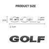 New 1PCS 3D ABS GOLF Car Letter Logo Sticker Tail Bumper Badge Auto Rear Trunk Emblem Styling Accessories For Volkswagen VW
