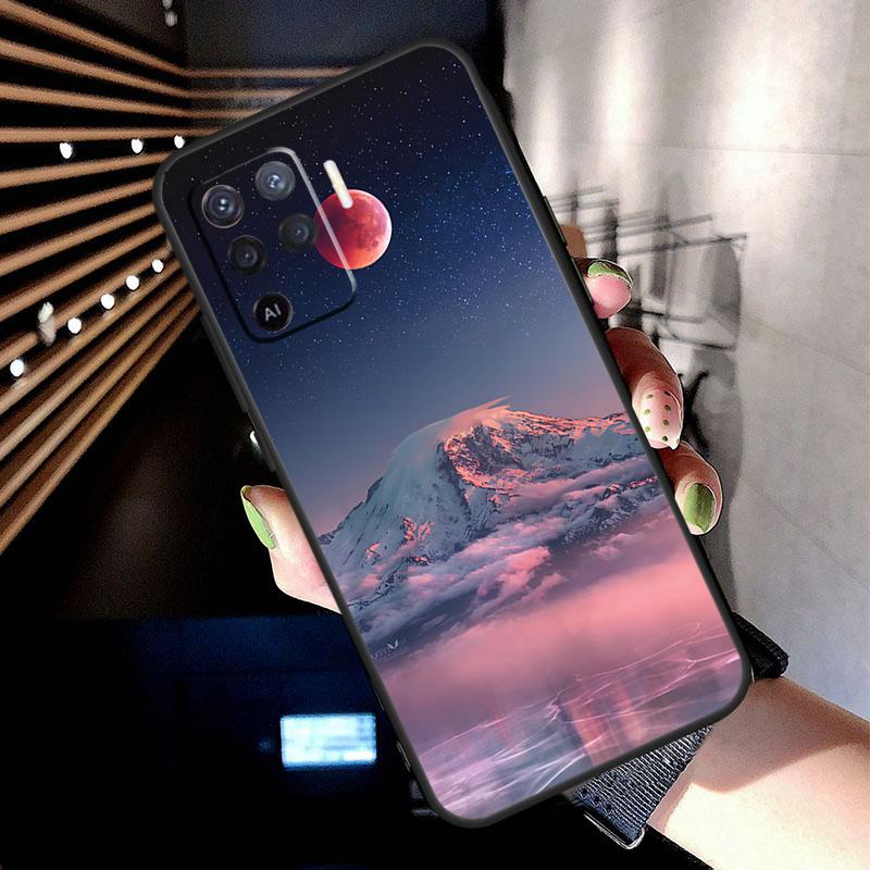 Чехол Луна Звезды Космос для Oppo A17 A57 A77 A76 A16 A96 A18 A60 A80 A40 A38 A58 A78 A98 A94 A74 A54 A15 A5 Pro