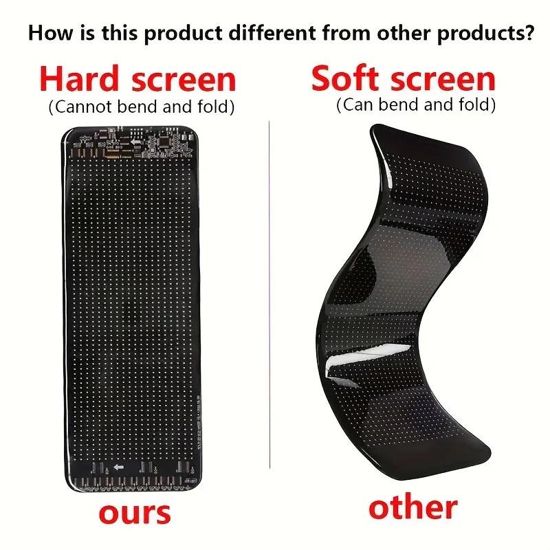 Светодиодный экран 2 шт. Программируемый светодиодный экран «Дьявольские глазки» Управление приложением и пульт дистанционного управления Подходит для Stor