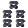 10Pcs Sleep Masks Eye Covers Eyeshad for Adults Men Women Flight Hotel