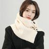 Knitted Fake Collar Scarf Women Warm Turtleneck Neck Warmer Detachable Winter Windproof Scarf